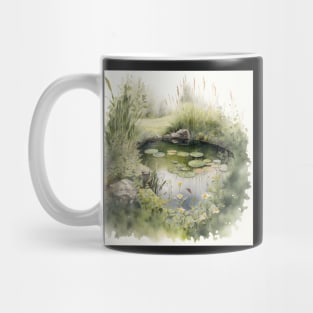 Watercolor Coy Pond Mug